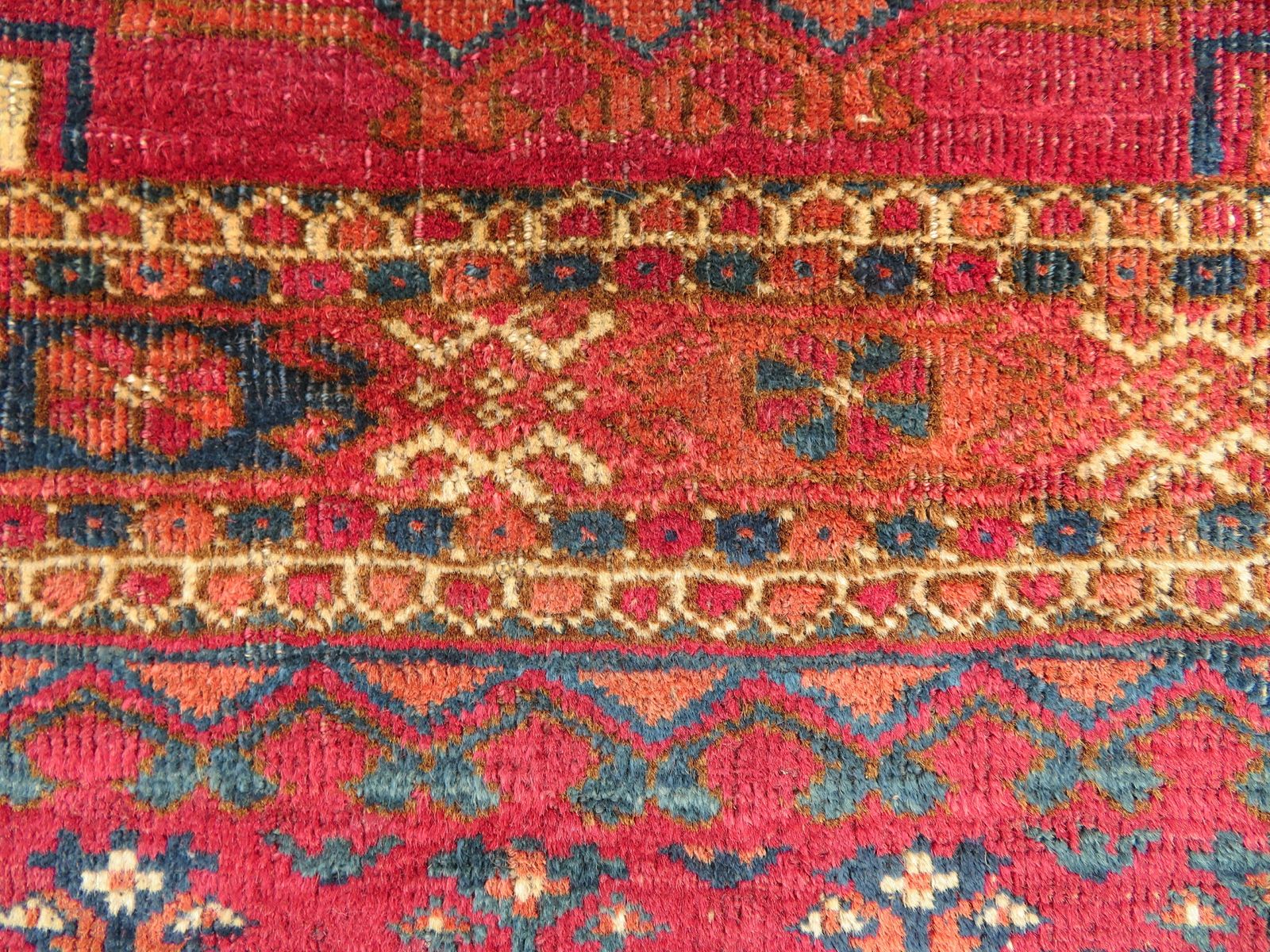 Early Antique Tekke Turkmen Turkoman Chuval Face. Salor/Saryk Design.Unusual.Mid 19th Century. photo Textiles