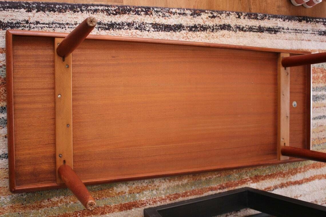 Mid Century Danish Teak Coffee Table By C. F. Christensen For Silkeborg photo vintage
