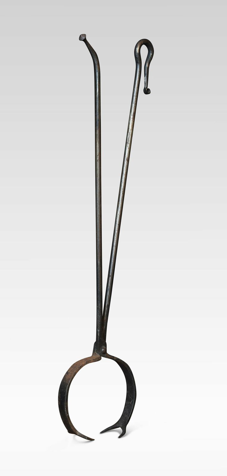 19th Century Hand Forged Log Grabber photo for sale