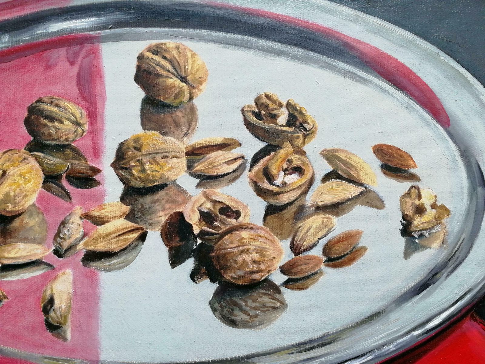 Alyona Prokofjeva Walnuts. 2019. Oil On Canvas photo for sale