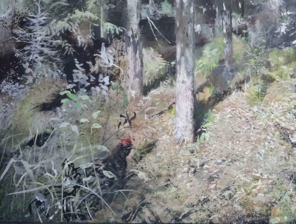 Janis Zingitis In The Realm Of The Forest King. 2017, Oil On Canvas photo for sale