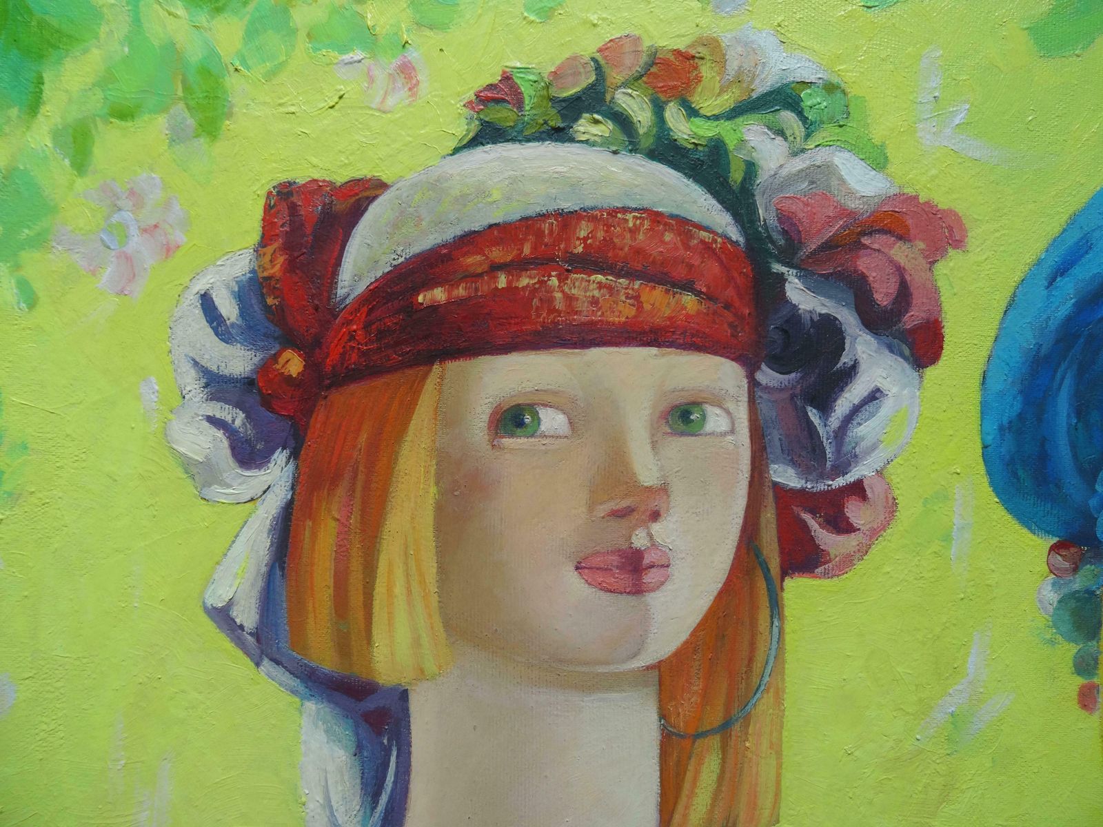 Nugzar Kakhiani (Kahiani) Summer. 2021. Oil On Canvas photo Art