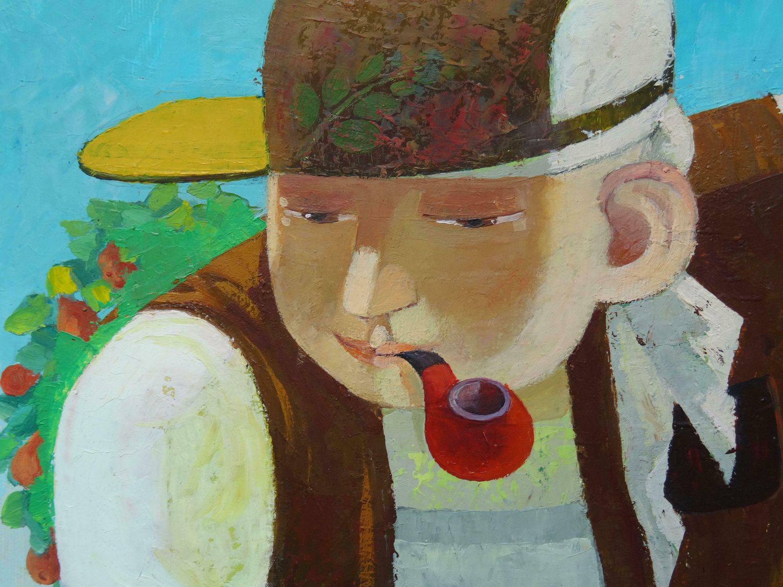 Nugzar Kakhiani (Kahiani) Gardener. 2018. Oil On Canvas, 70x60 Cm photo 2248.0