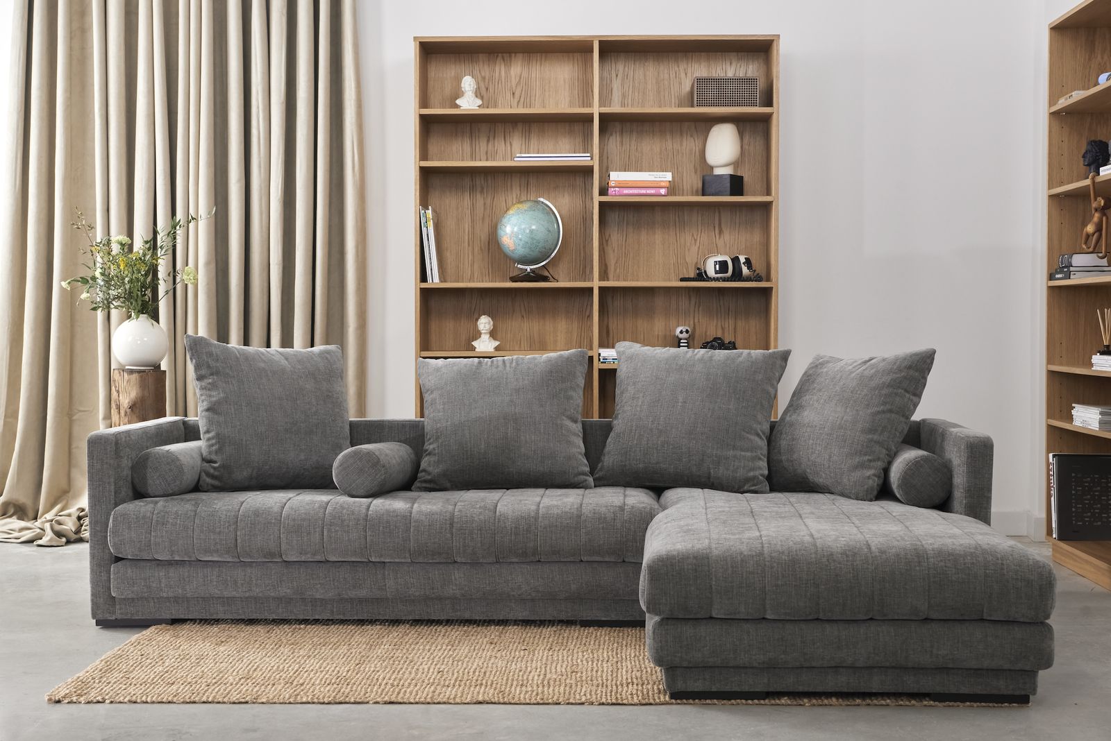 Corner Sofa Kopenhaga Grey Scandinavian Design photo Furniture