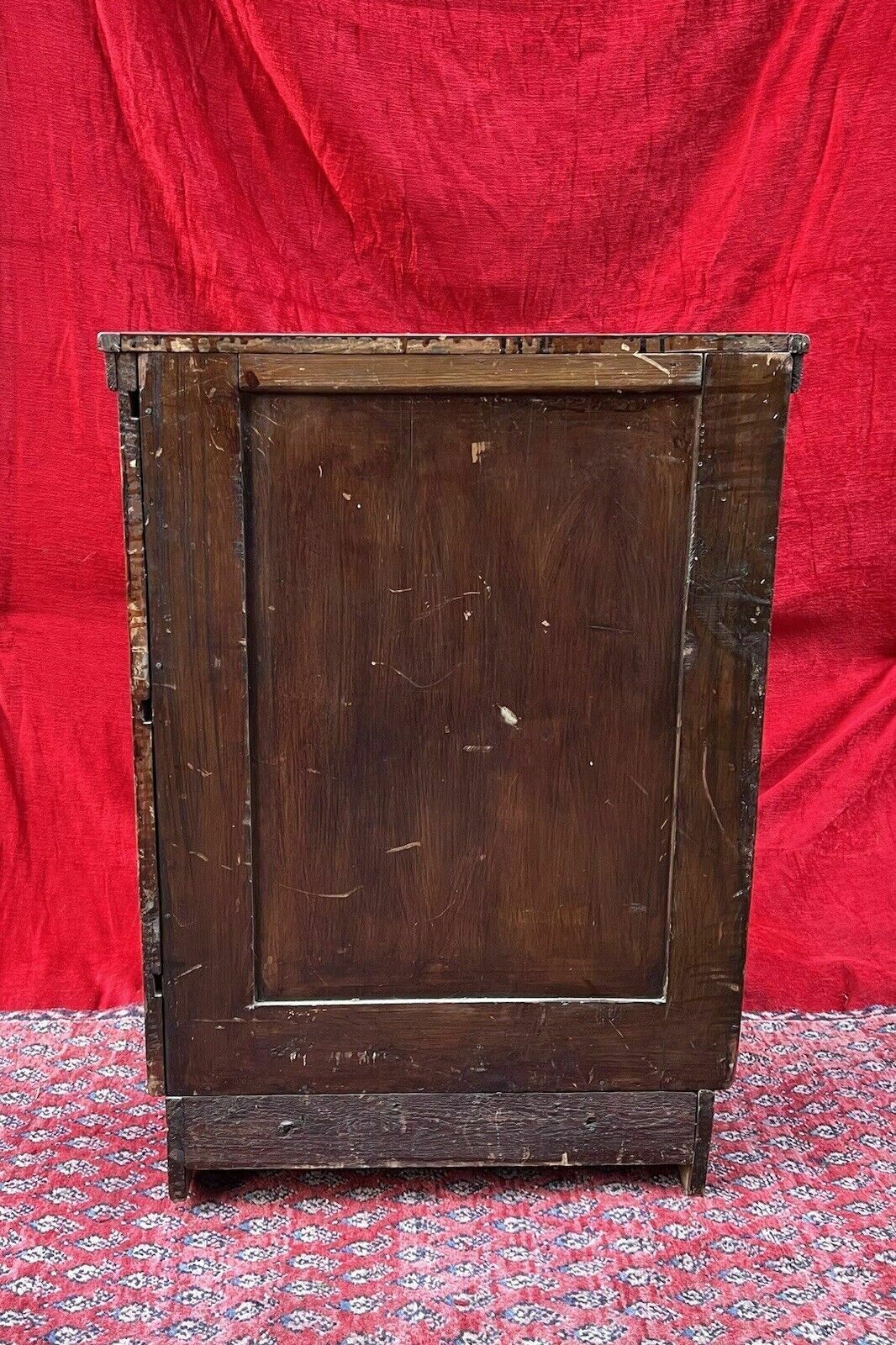 Furniture Antique 19c Naval Captains Brass Mounted Camphorwood Sea Drawer Chest photo