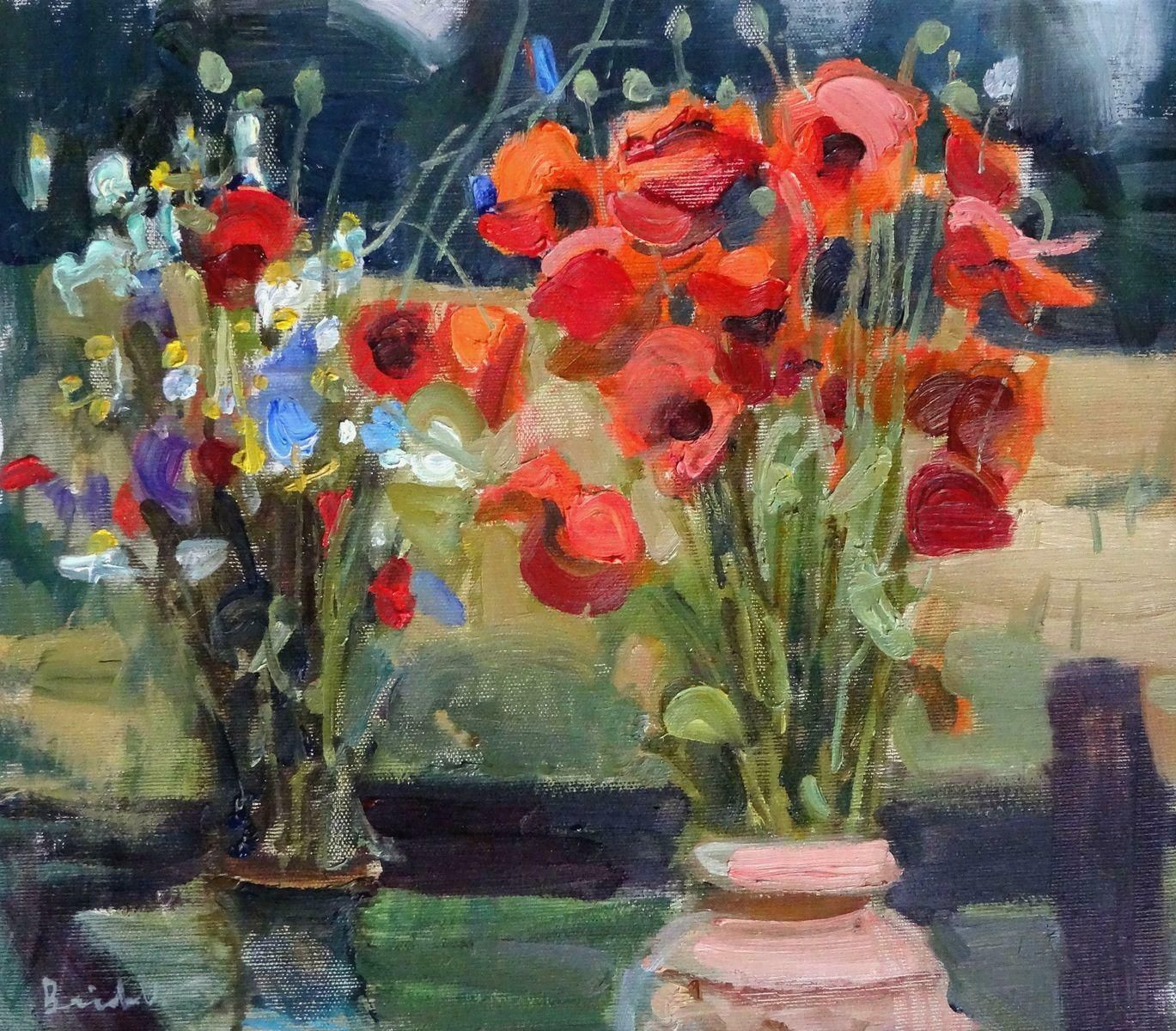 Valery Bayda Poppies. 2016. Oil On Canvas,