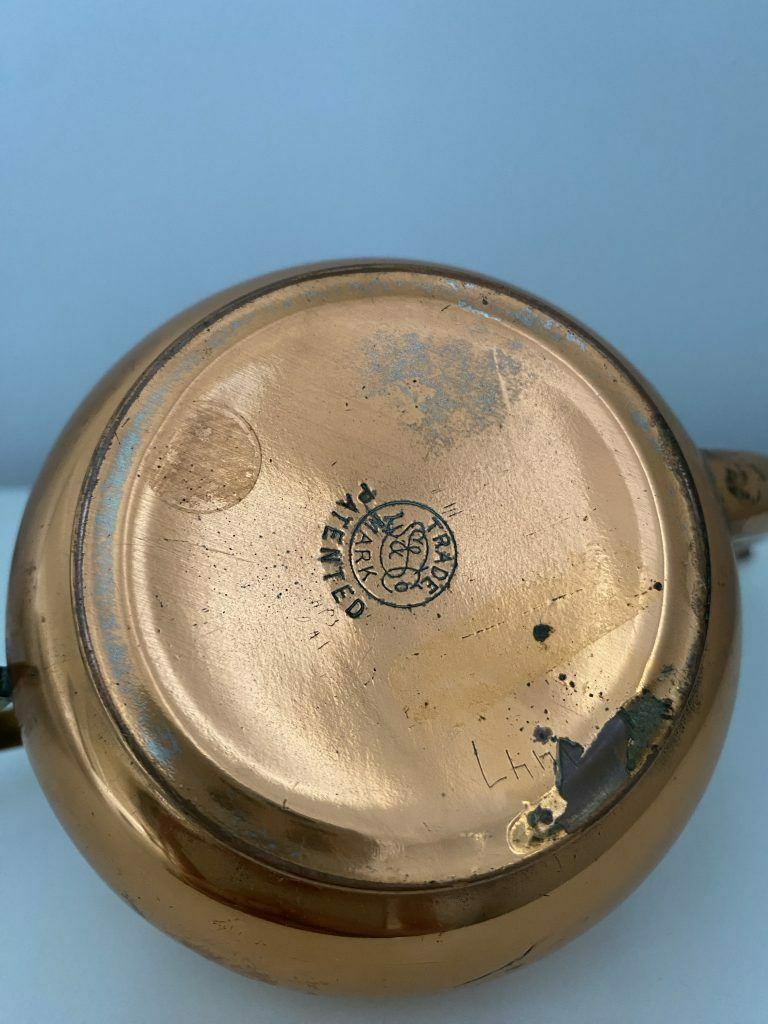 19c Antique Copper Oil Can By Sternau & Co photo furniture