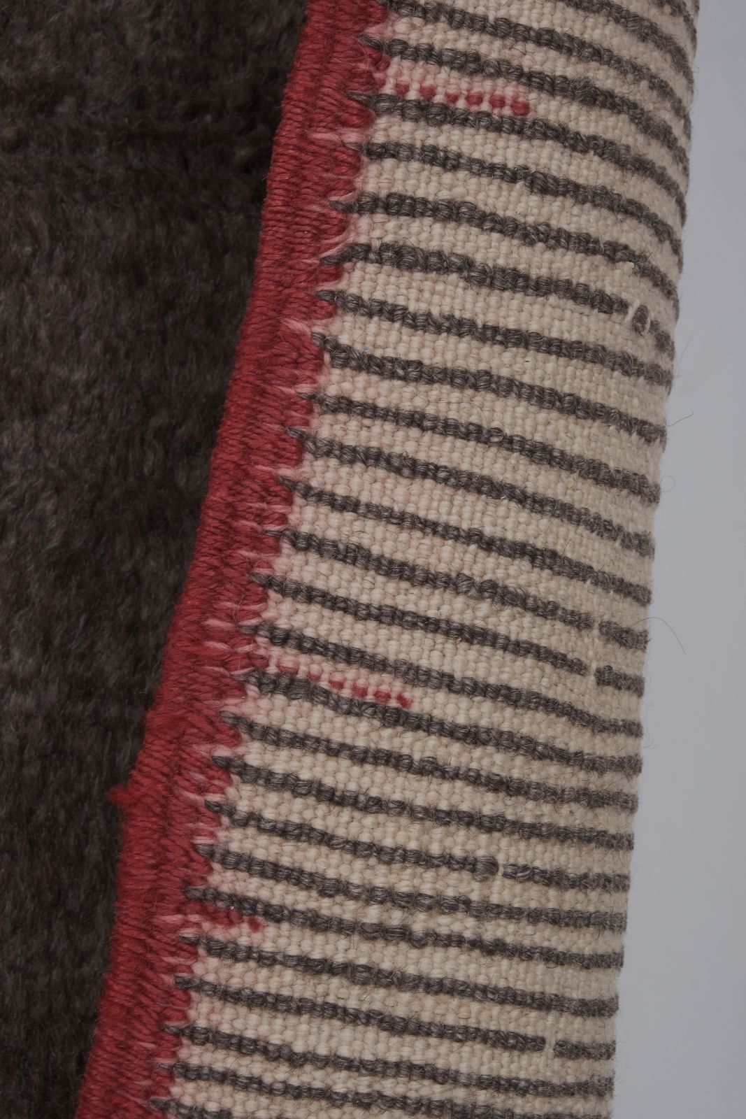 Vintage Brown Turkish Karapinar Tulu Runner 2'4'' X 6'12'' photo for sale