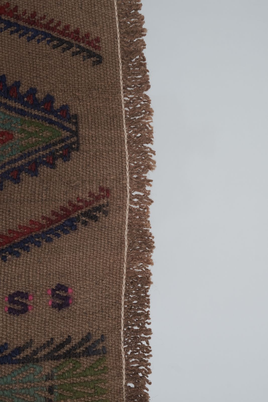1970s Vintage Embroidered Kilim Jajim Runner 1'6'' X 13'2'' photo vinterior