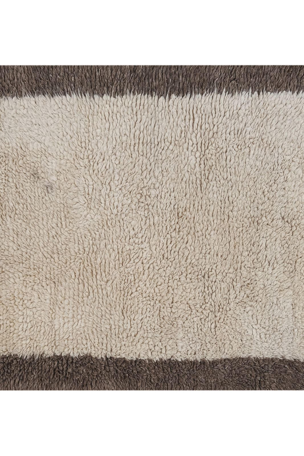 700.0 Vintage Organic Wool Turkish Shaggy Rug 2'9'' X 4'1'' photo