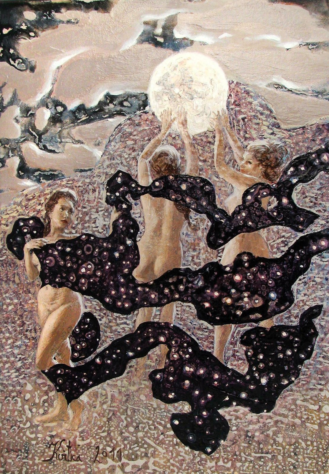 Kristine Kvitka The Night Is Coming. 2011, Oil On Canvas,