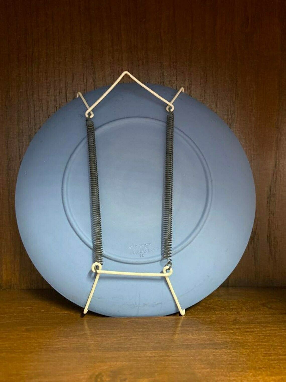 Blue Jasperware / Apollo Eleven Man On The Moon / Wedgwood Plate / Made In England photo for sale