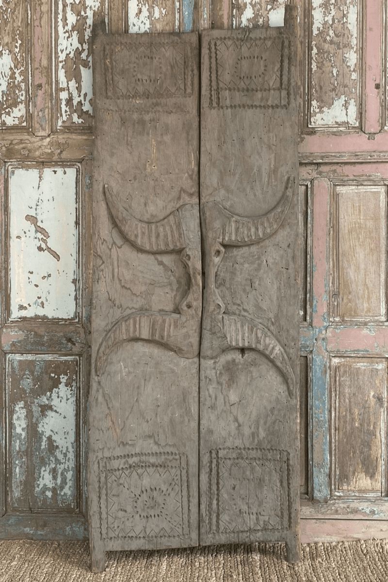 A Rare Set Of Tribal Doors From Nagaland
