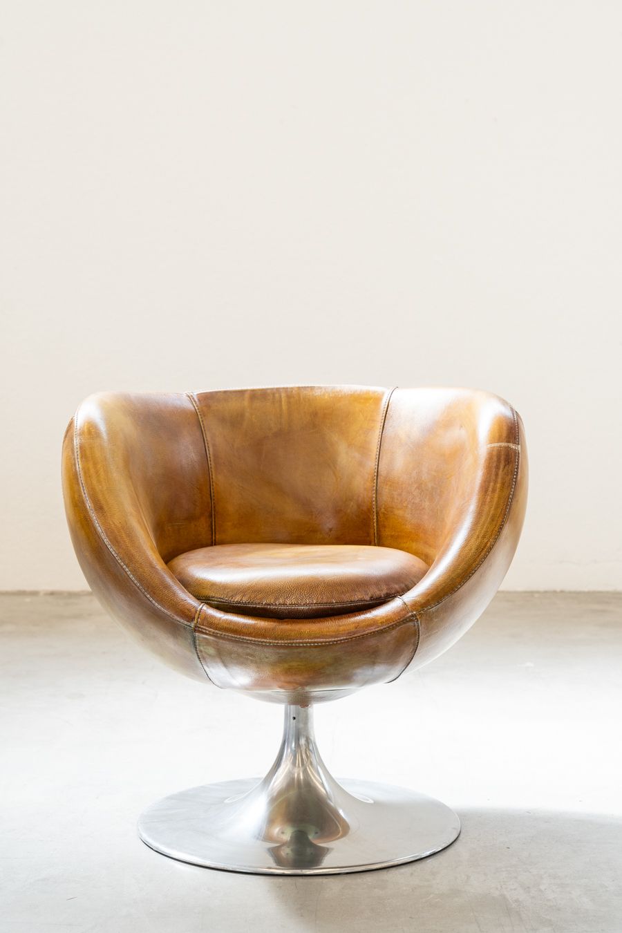 Swivel Leather Armchairs From The 2000s photo buy
