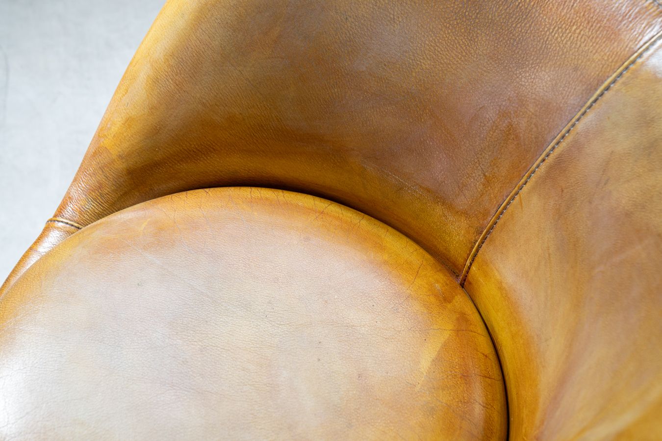 Swivel Leather Armchairs From The 2000s photo vintage