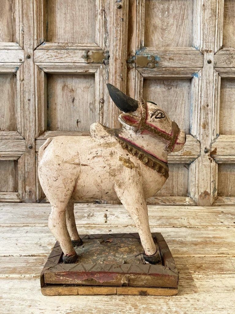 Old Tribal Nandi Bull With Faded Paint Work photo Art