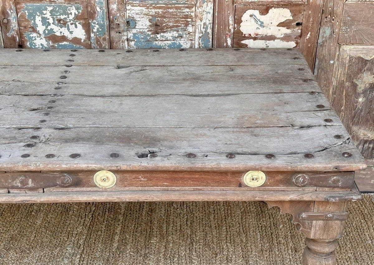 Antique Thakat Table From A Thakers Estate, Thar Desert Rajasthan photo for sale