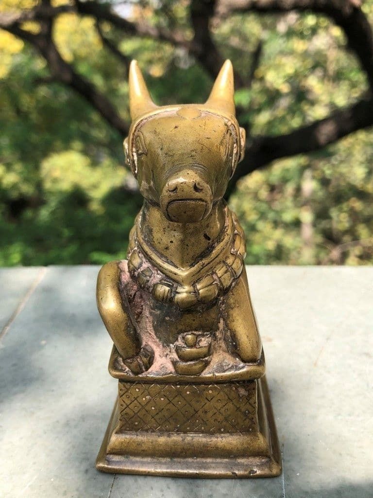 19th Century Hindu Temple Nandi, South India photo for sale