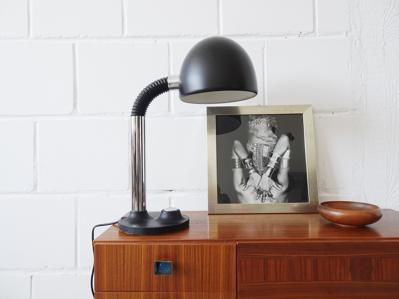 photo for sale Large Minimalist Table Lamp By Hillebrand Leuchten   Egon Hillebrand 7404