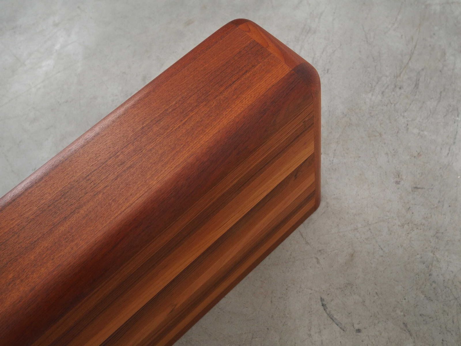 Teak Newspaper Holder, Danish Design, 1970s, Production: Denmark photo vintage