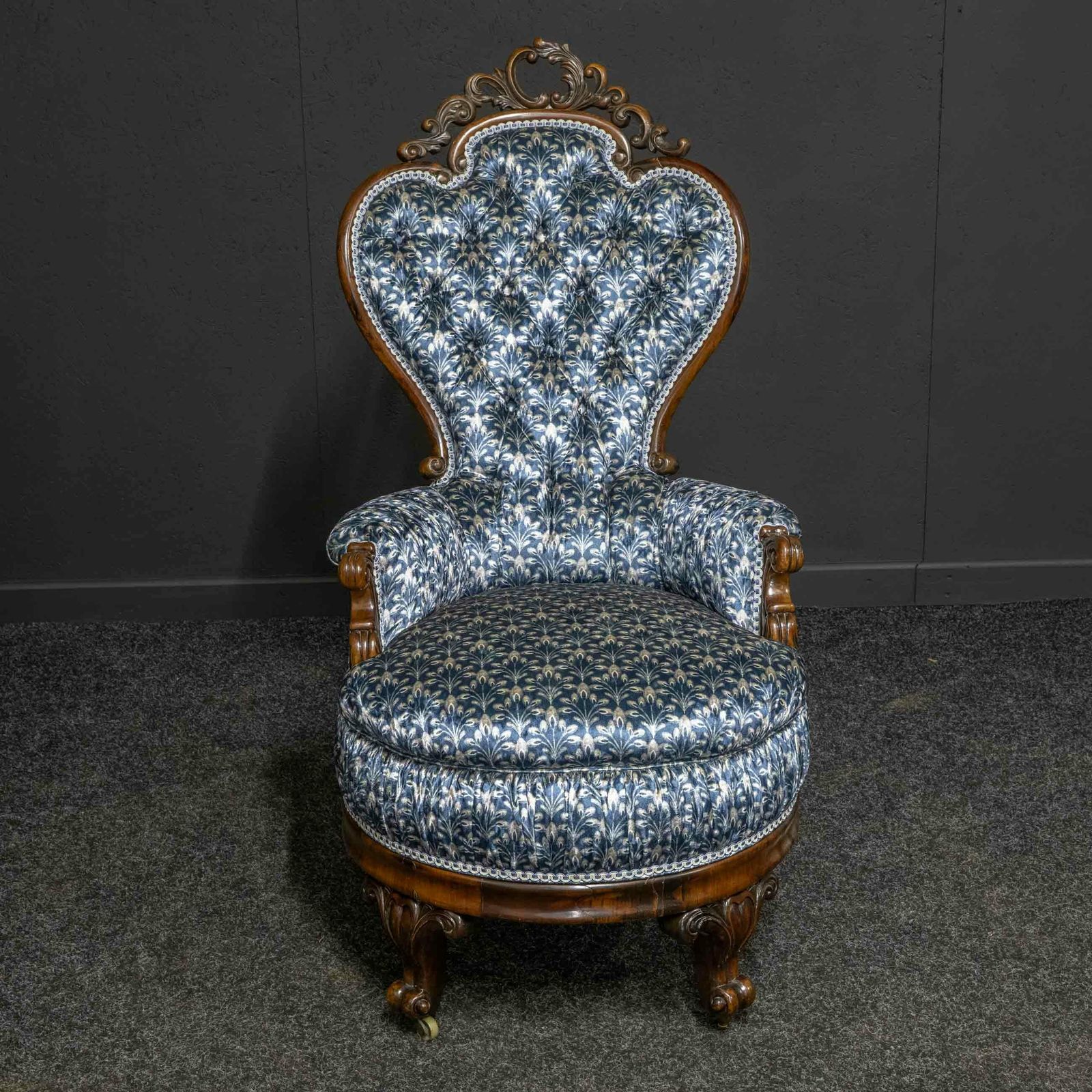 photo for sale Victorian Liner Chairs, 1800s, Rosewood