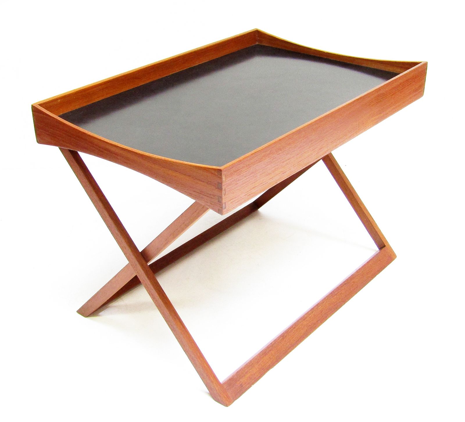 1960s Danish Folding Campaign Side Table In Teak By Torsten Johansson For Bo Ex photo furniture