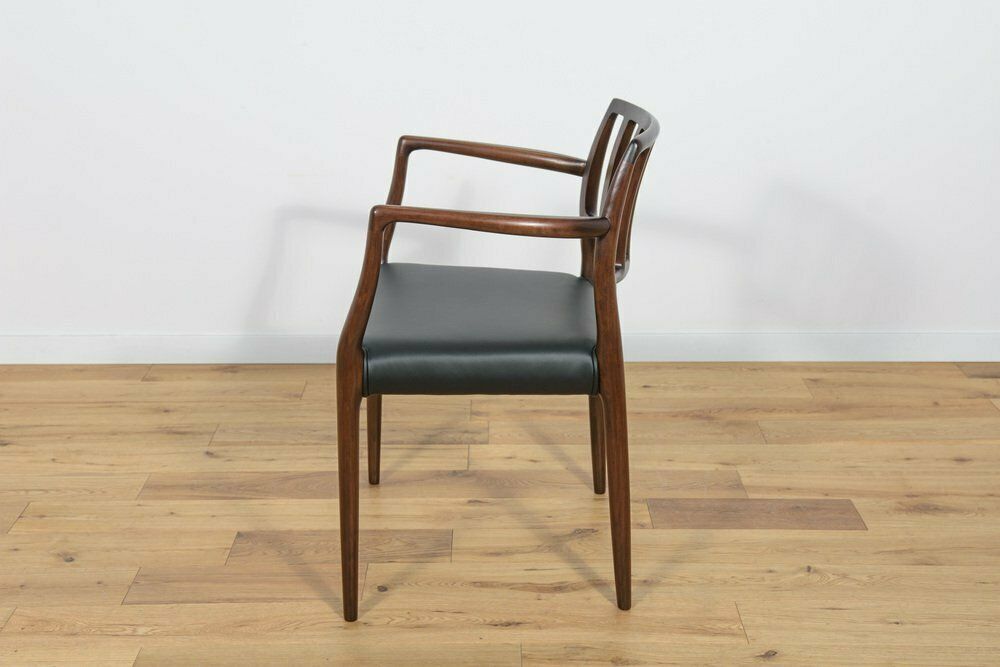 Mid Century Danish Teak Dining Chairs Model No. 83 By Niels O. Møller For J.L. Møllers Furniture Factory, 1970s, Set Of 6 photo vintage