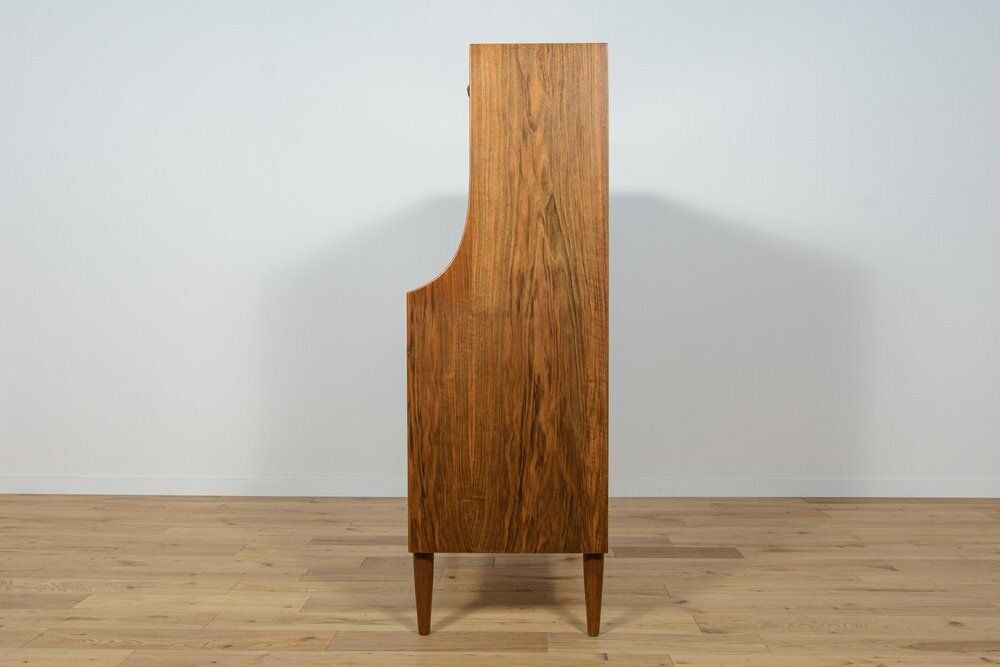 Mid Century Danish Walnut Secretary By Borge Mogensen For Soborg Mobler, 1960s photo for sale