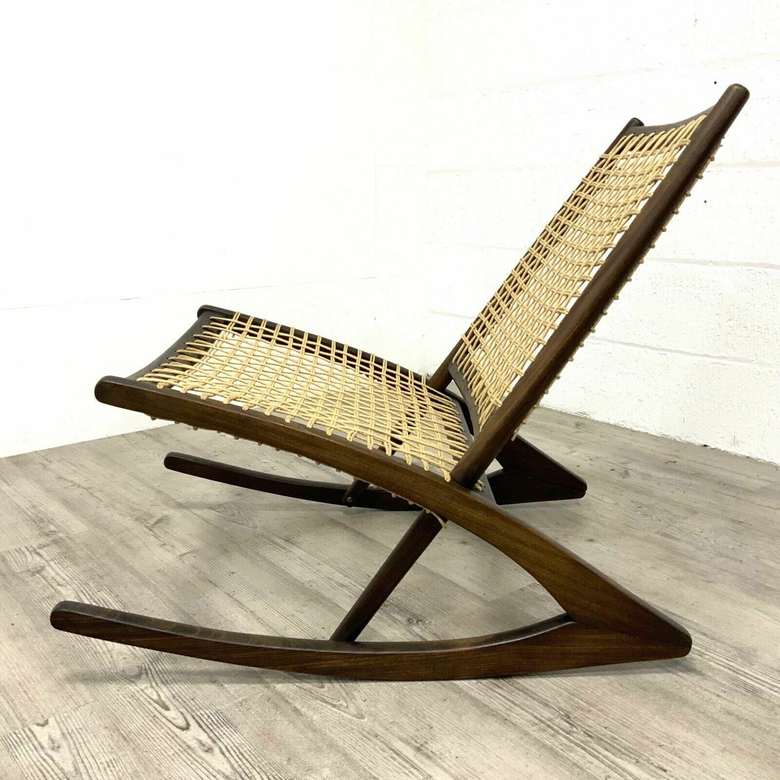 Danish Style Rocking Chair Model 599 By Frederik Kayser For Vatne Mobler Norway photo vinterior