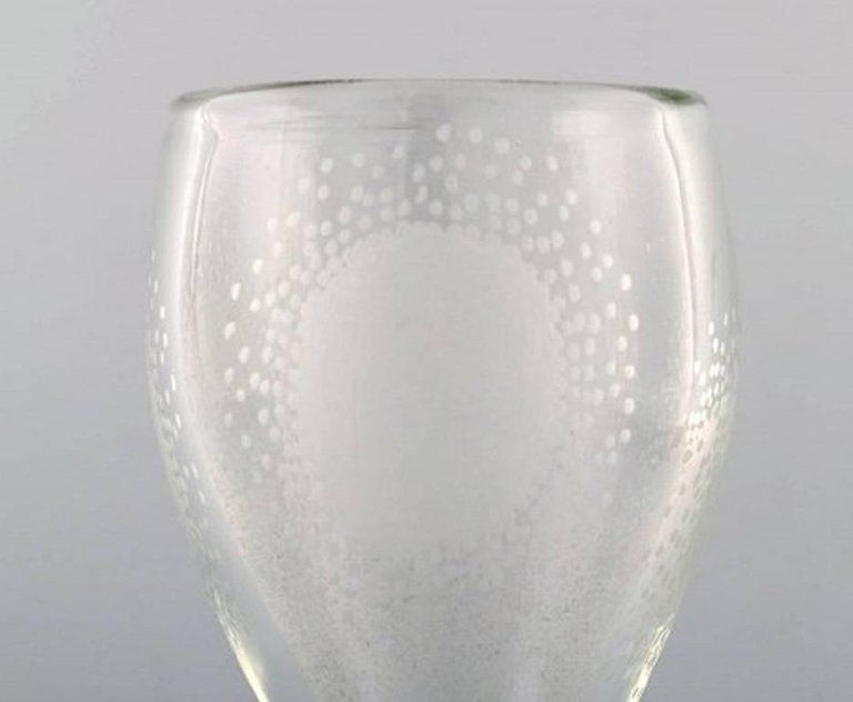 Bengt Orup, Johansfors Art Glass Vase Designed In The 1950s photo for sale
