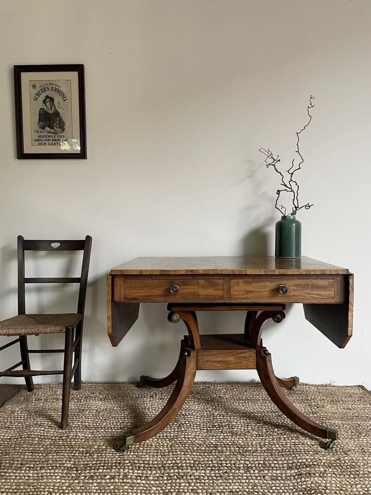 photo furniture Sofa Table, 19th Century   Mahogany