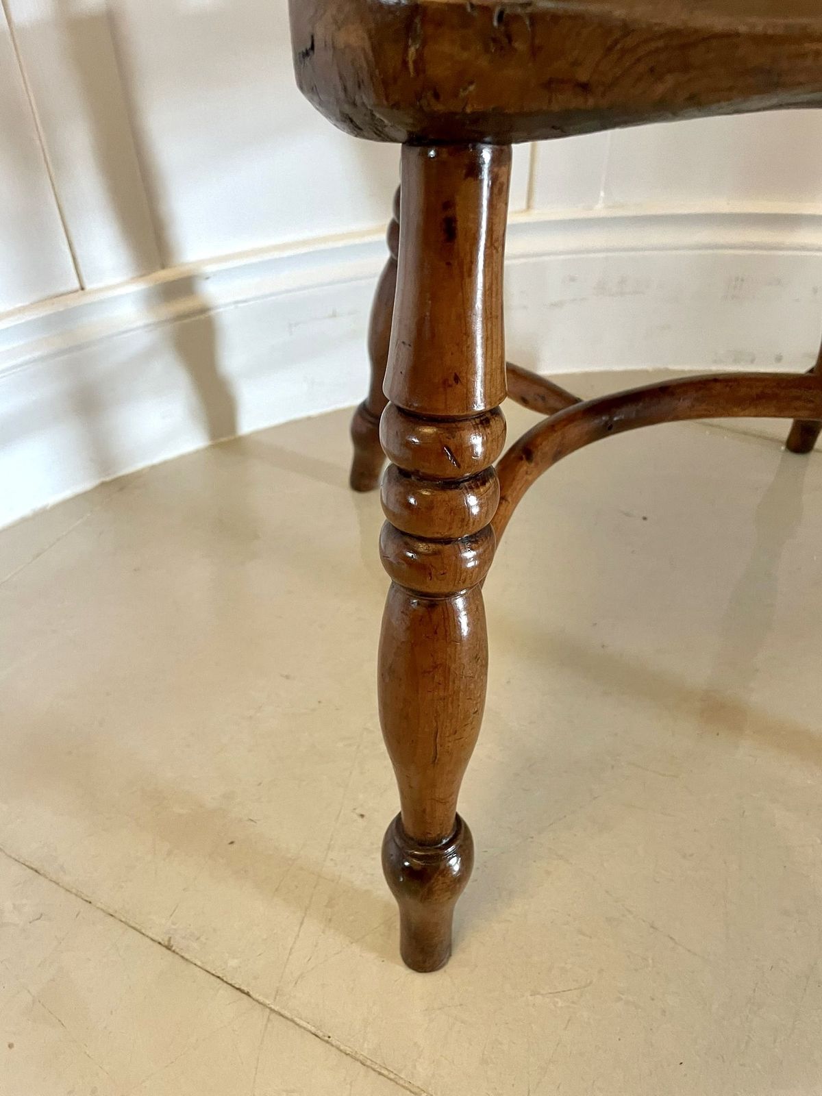 Antique Quality Yew Wood Windsor Armchair photo furniture