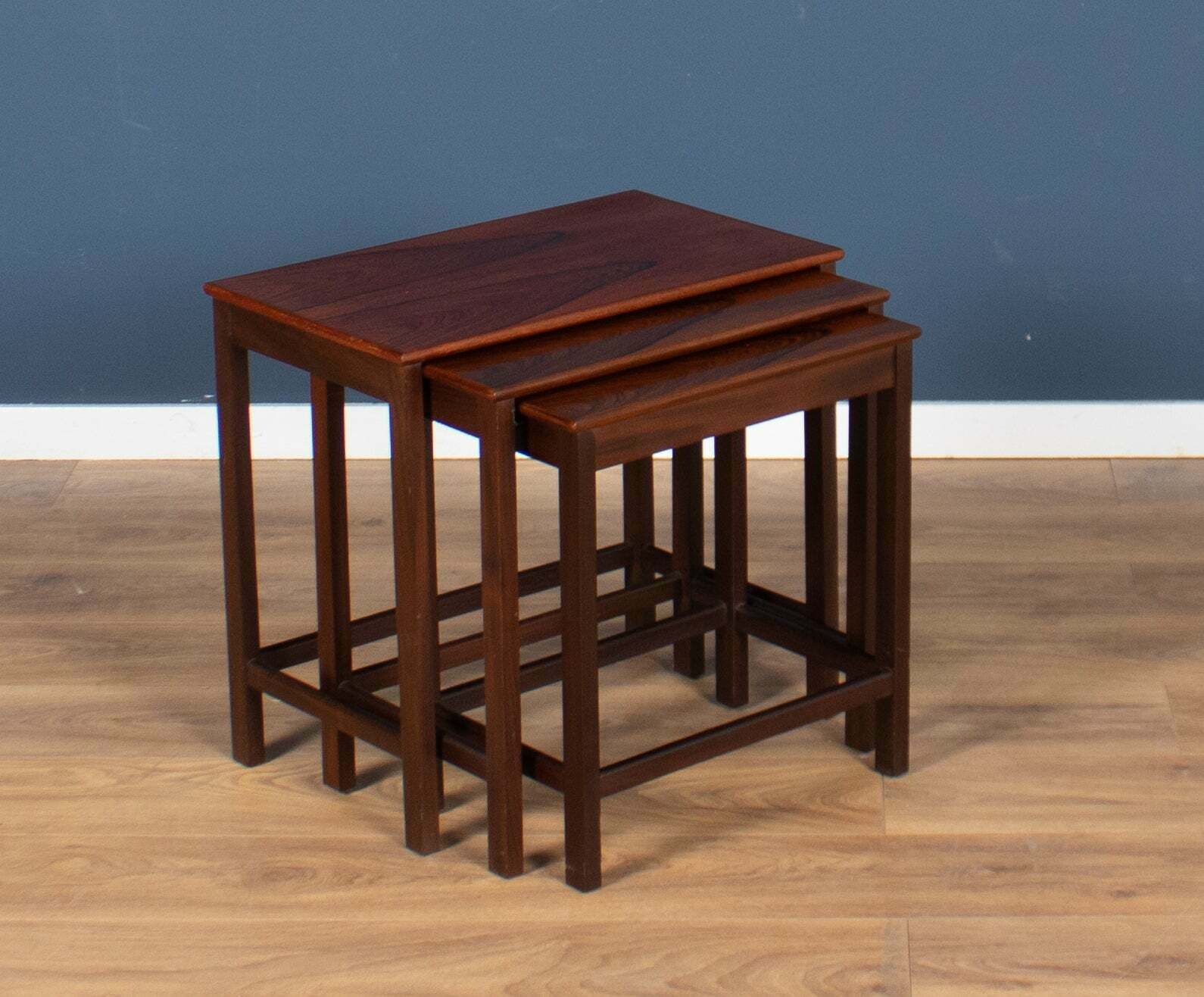 photo for sale Retro Teak 1960s Mid Century Nest Of Tables Coffee Tables By E W Bach Odense Møbelfabrik
