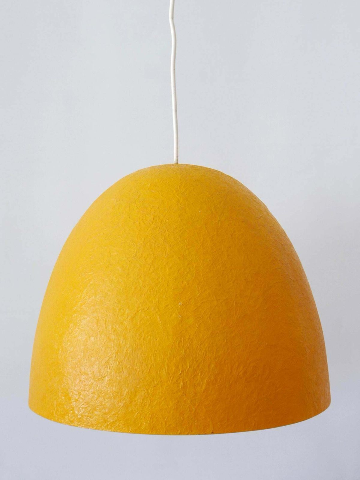 Rare Mid Century Modern Fibreglass Pendant Lamp Or Hanging Light Germany 1970s photo 3048.0