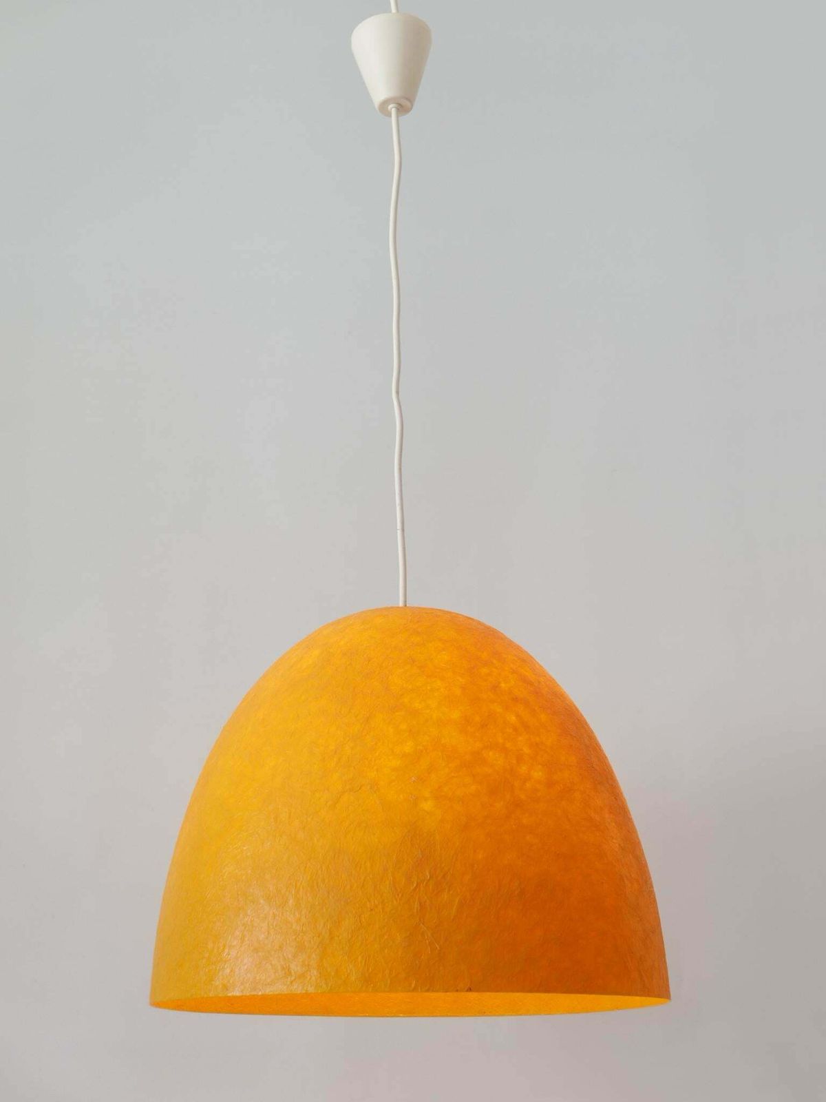 photo furniture Rare Mid Century Modern Fibreglass Pendant Lamp Or Hanging Light Germany 1970s