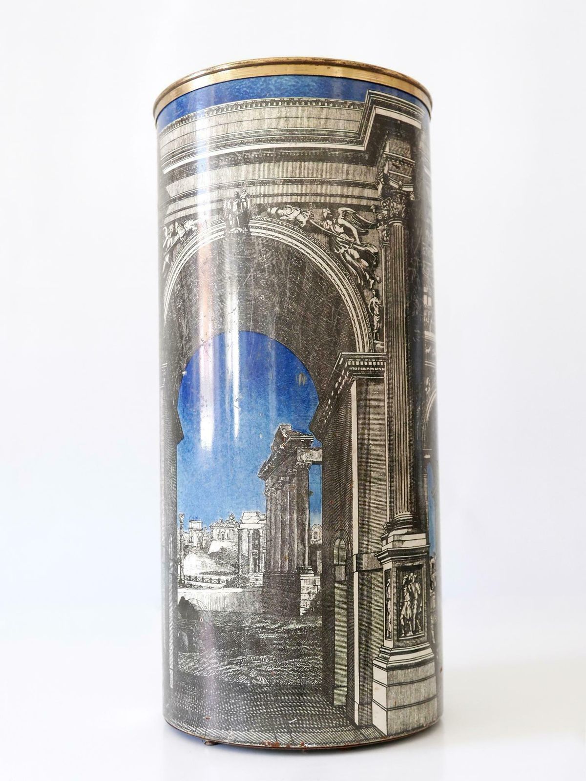 Early Mid Century Modern 'Roman Arch' Umbrella Stand By Piero Fornasetti 1950s photo 4790.0