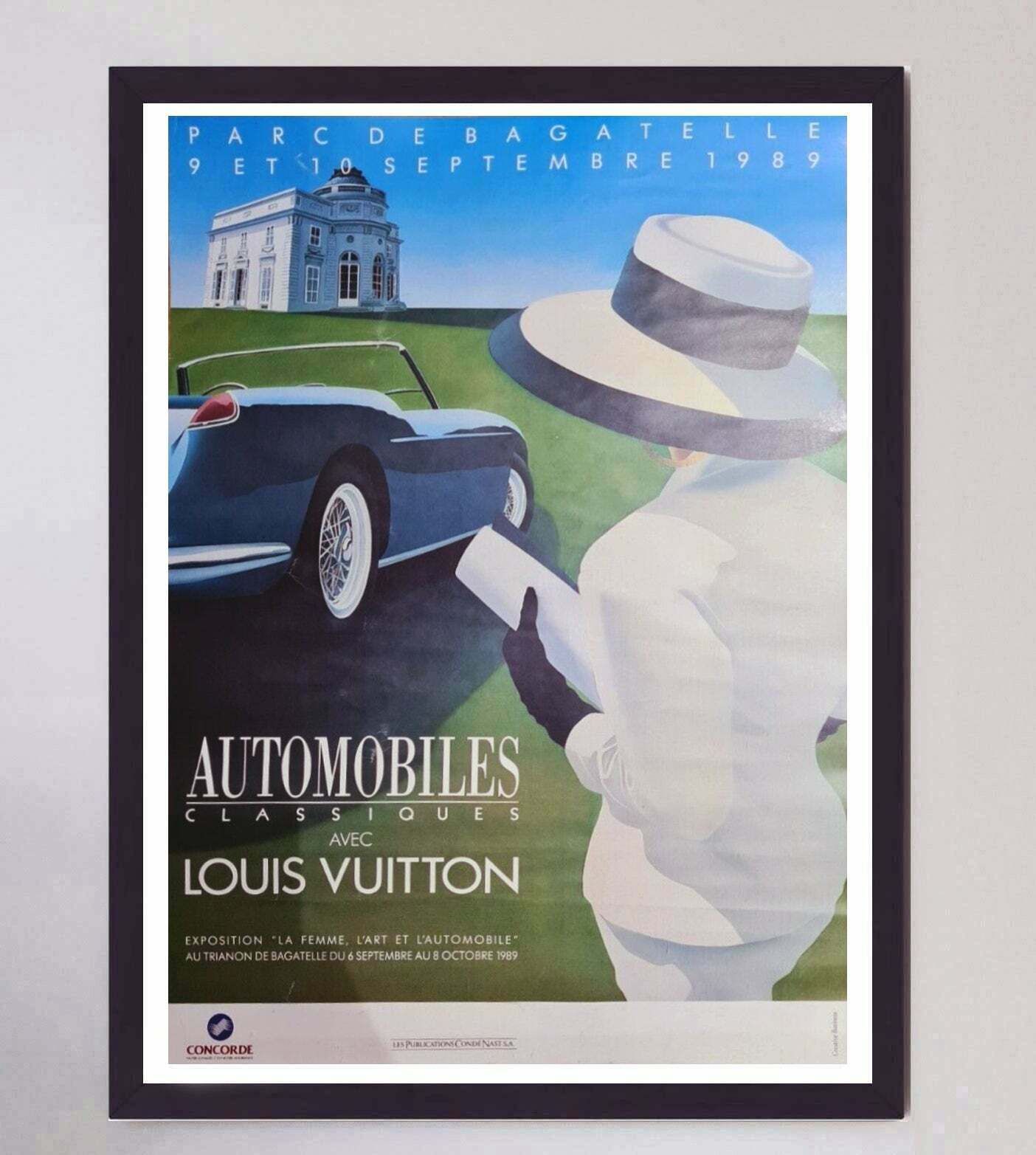 Louis Vuitton Bagatelle 1989   Razzia Original Vintage Poster photo furniture