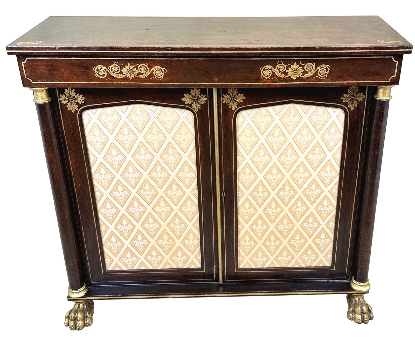 Regency Simulated Rosewood Side Cabinet (England, Circa 1820) photo buy