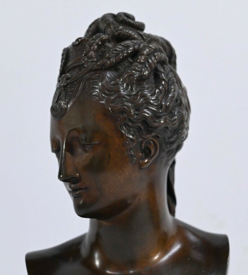 Bronze Bust Of Diane De Poitiers, After J.Goujon   Late 19th Century photo 1595.47