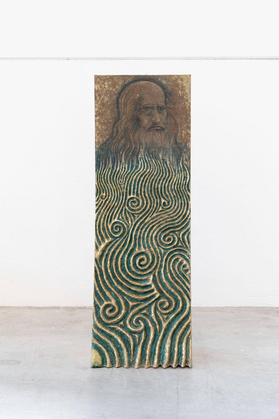 Vorticoso Vinci Portrait, Artist Nicola Tuniz, 2019, Artist Nicola Tuniz, 2019 photo vinterior
