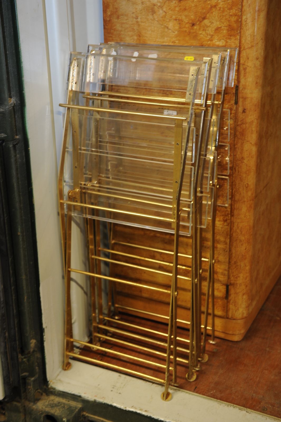Lucite Folding Chair By Yonel Lebovici And Bernard Berthet For Marais International Known As "Les Invisibles" Ol photo 1276.0
