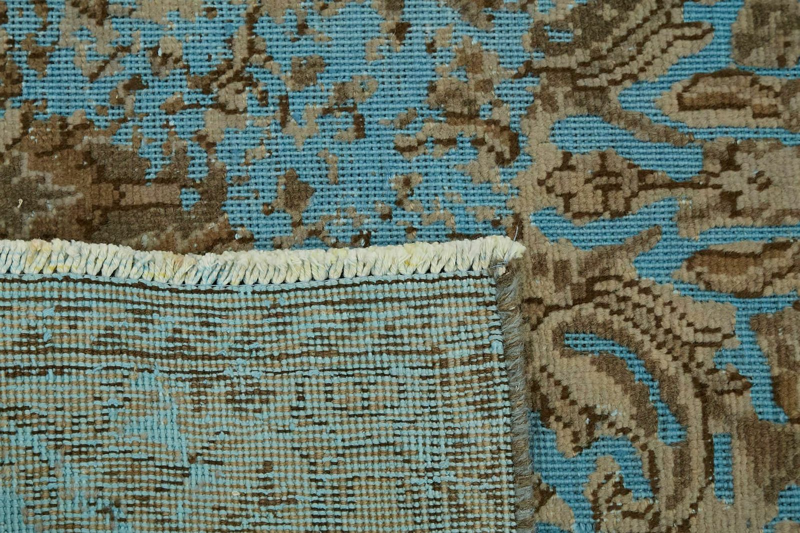 Handmade Grey Over Dyed  1980's Area Rug ( 273 X 203 Cm ) photo buy