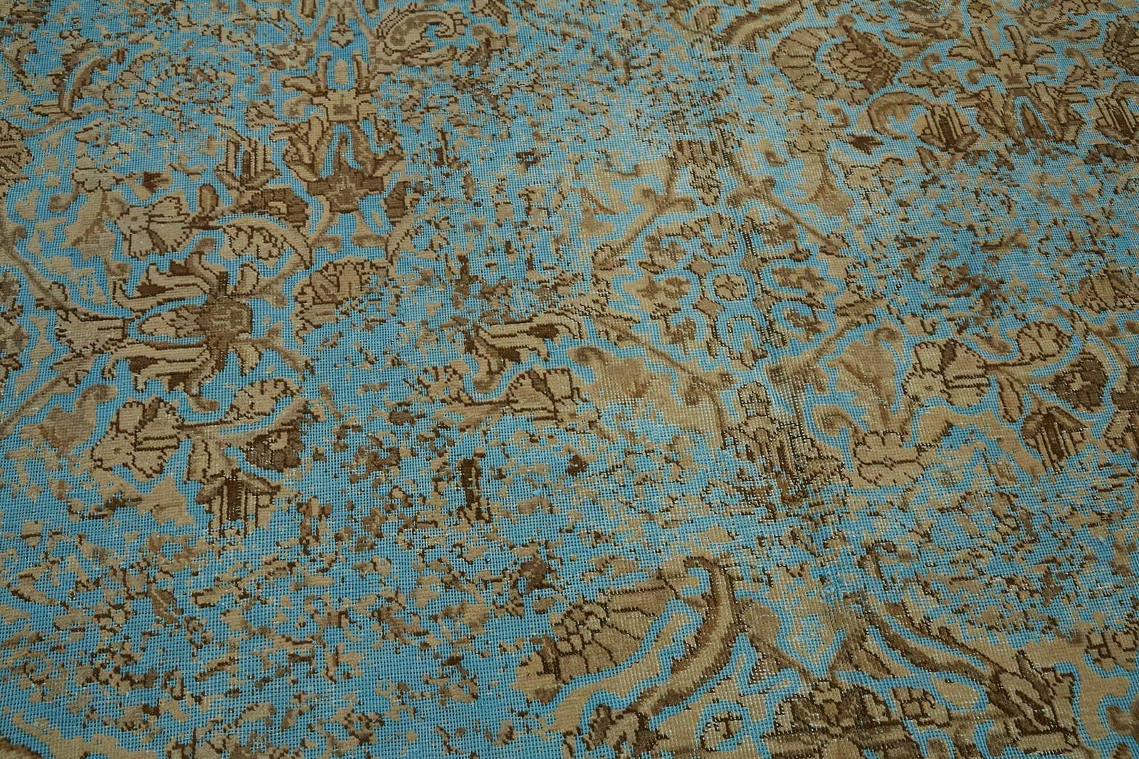 photo for sale Handmade Grey Over Dyed  1980's Area Rug ( 273 X 203 Cm )