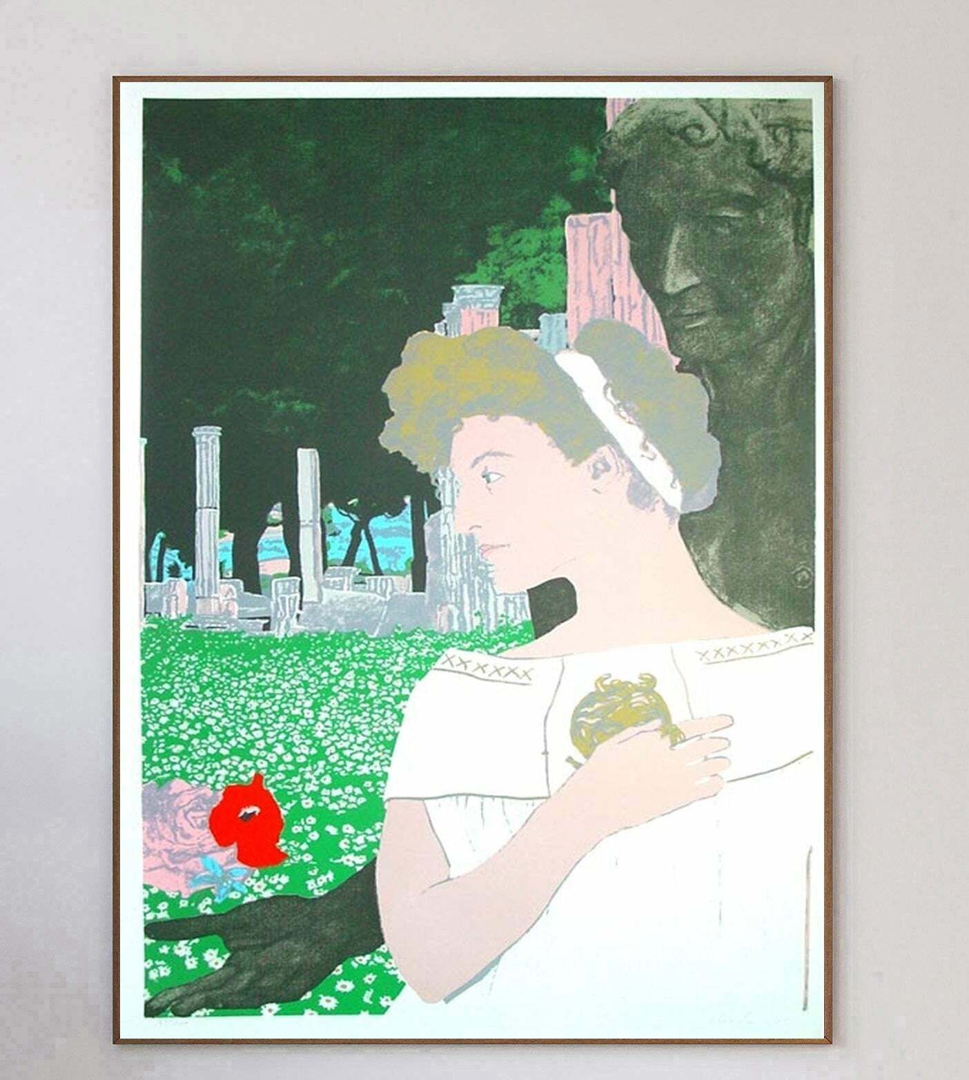 1976 Montreal Olympic Games   Marcia Marcus Original Vintage Poster photo 818.0