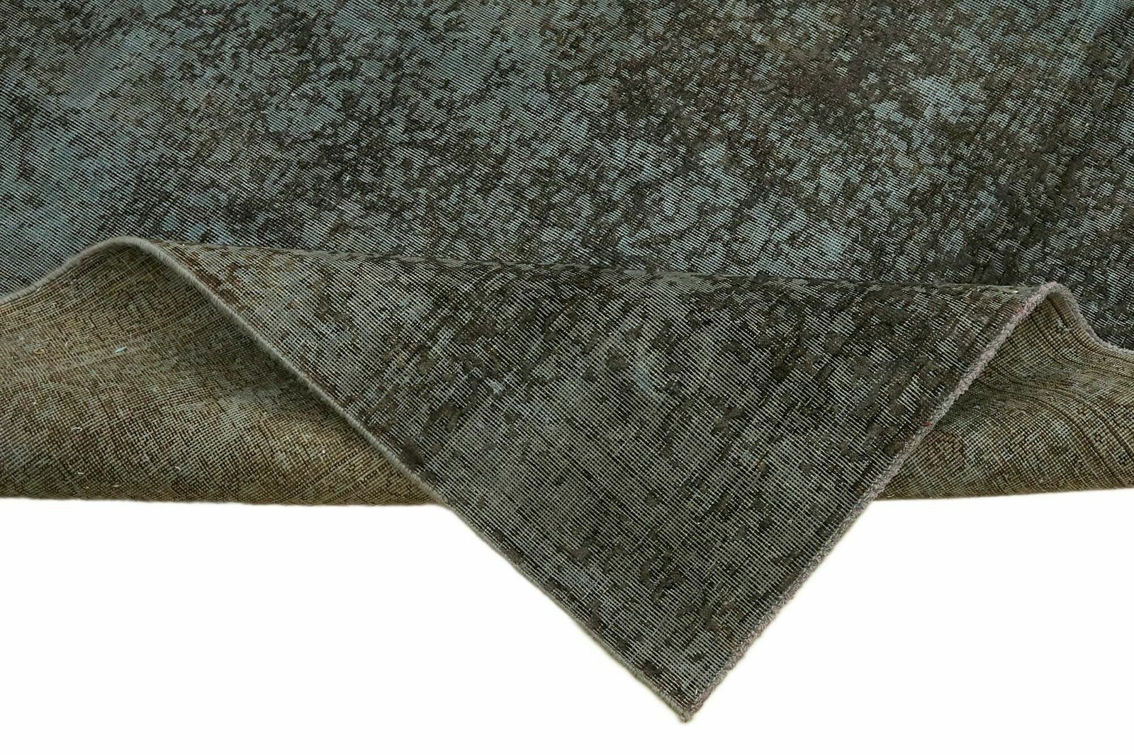 Handmade Vintage Grey Over Dyed Large Area Rug ( 341 X 241 Cm ) photo vinterior
