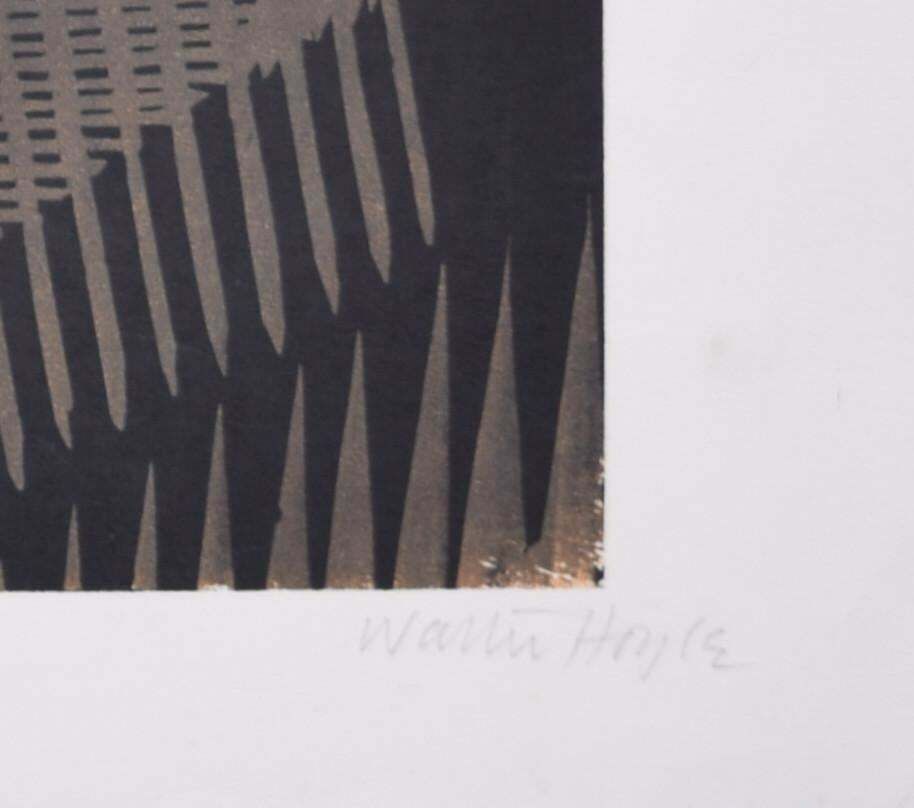 Walter Hoyle King's College, Cambridge Linocut Print By Walter Hoyle photo vinterior