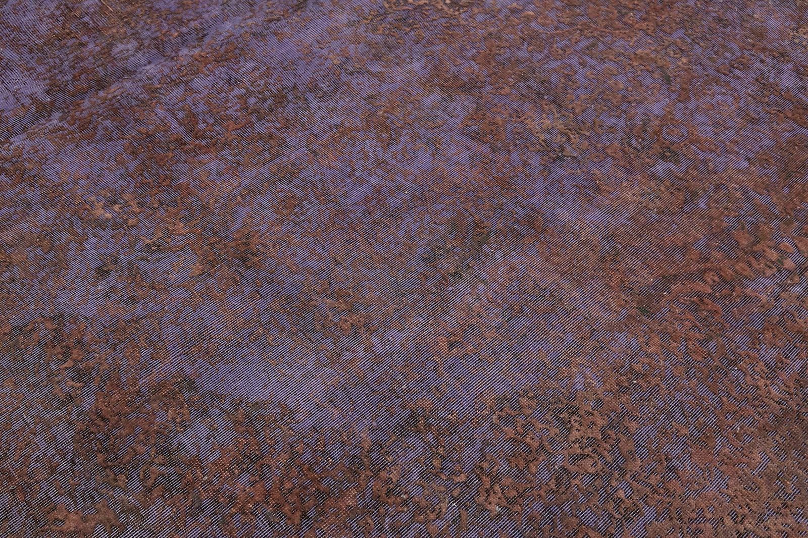 photo furniture Handmade 1980's Purple Over Dyed Large Area Rug ( 387 X 295 Cm )