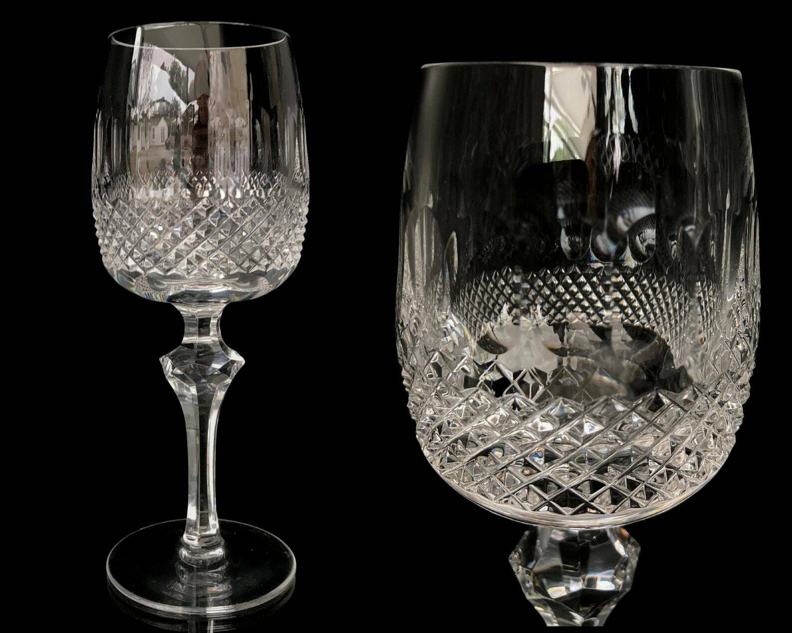 Kristallen Wijnglazen | 6 Stuks | Patroon: Colleen | Knittel | Diamantgeslepen