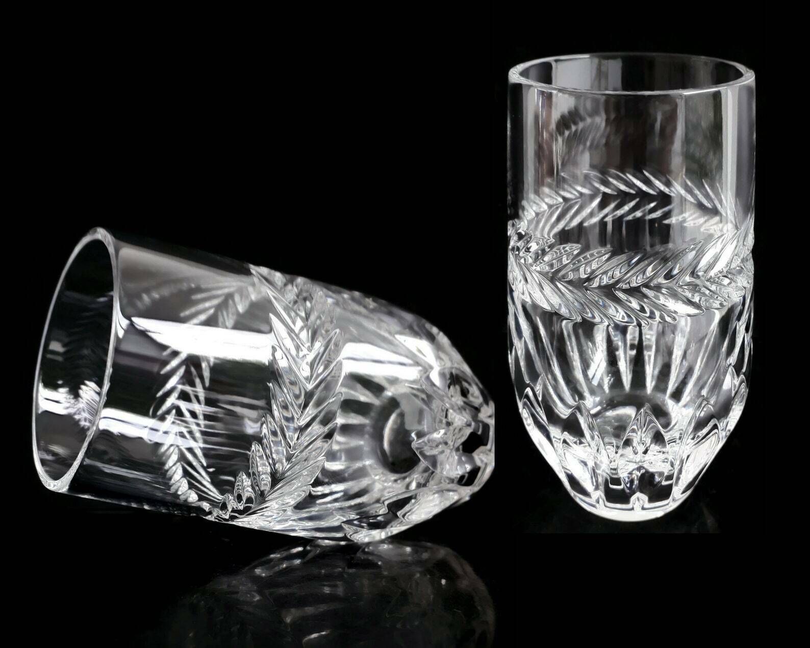 Nachtmann Water Glasses Vintage Crystal Tumblers 6pcs Patron Antoinette | 1970s