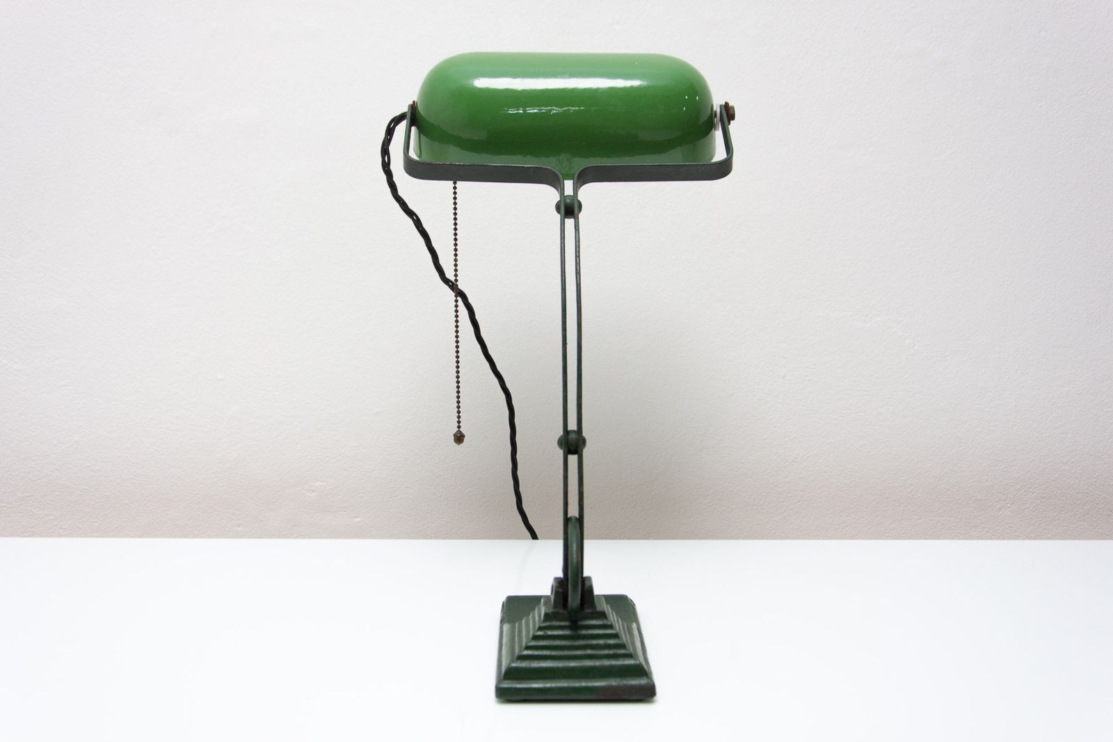 Art Deco Bankers Lamp, 1930s, Bohemia photo buy